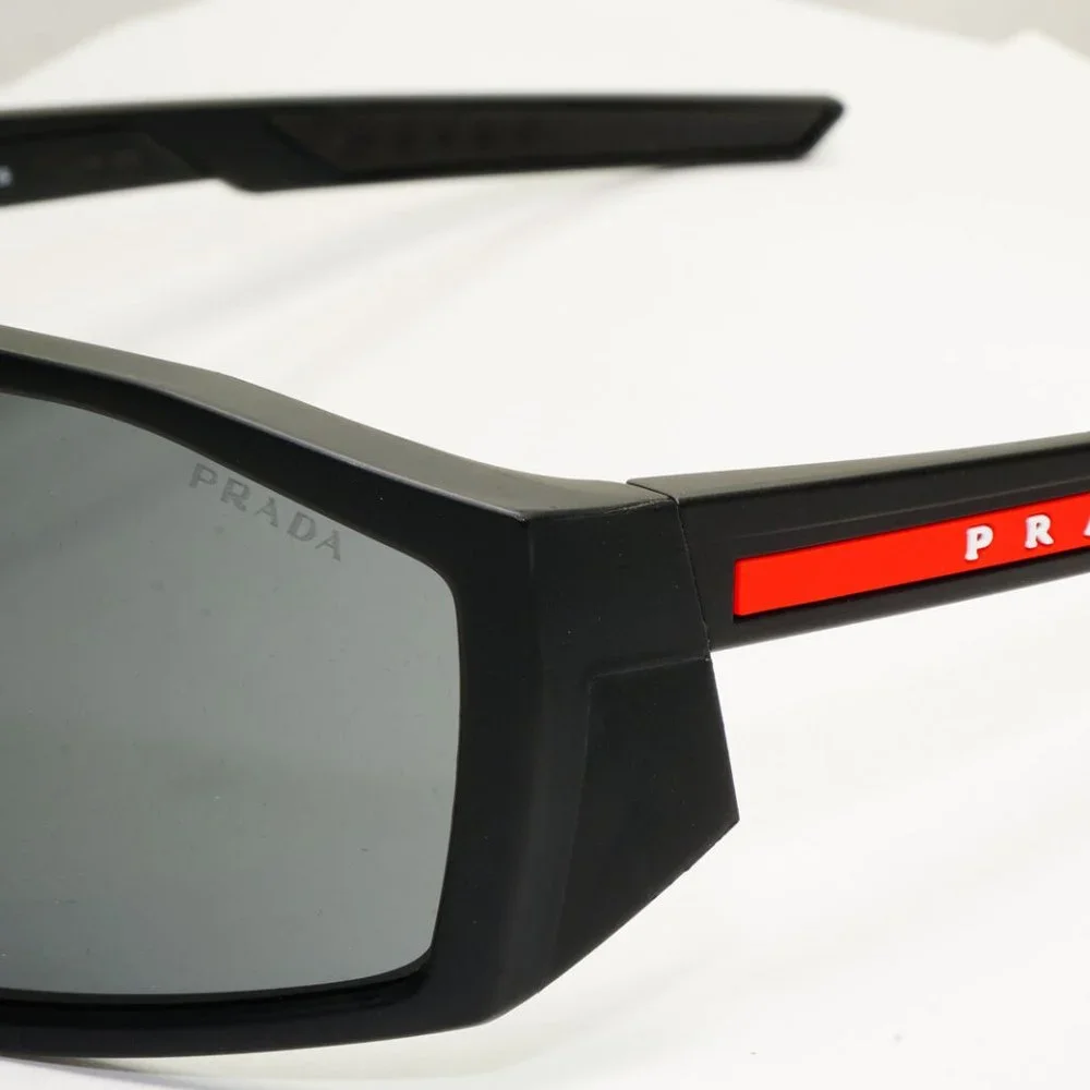 Prada Matte Black Men's Sport Sunglasses